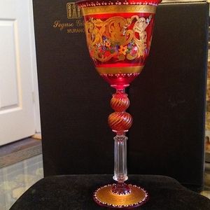 Exquisite Murano Glass Goblet